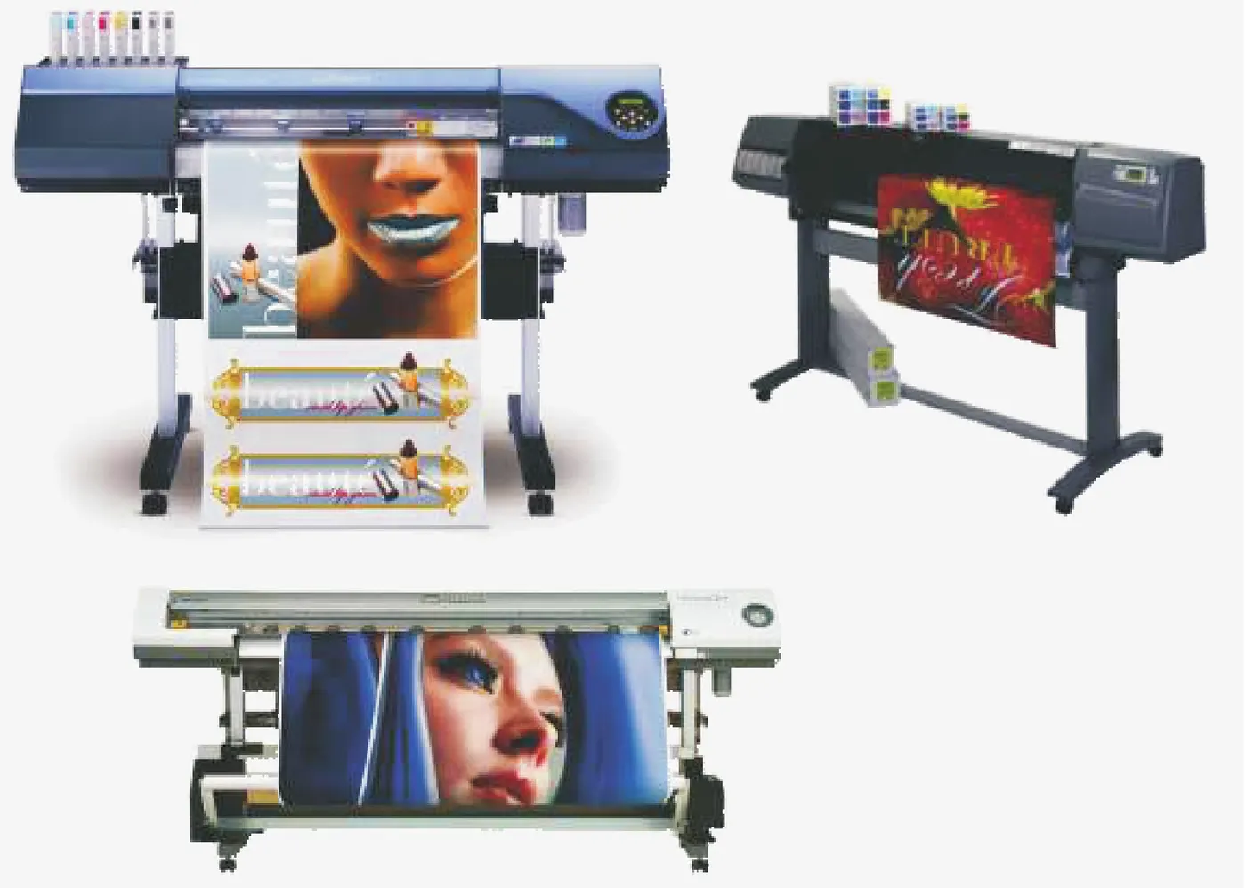 Mutoh · Roland VersaEXPRESS · HP Designjet 5500